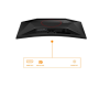 AOC C27G42E , 27 , VA , FHD , 16:9 , 180 Hz , 1 ms , 1920 x 1080 pixels , 300 cd/m² , HDMI ports quantity 2 , Black