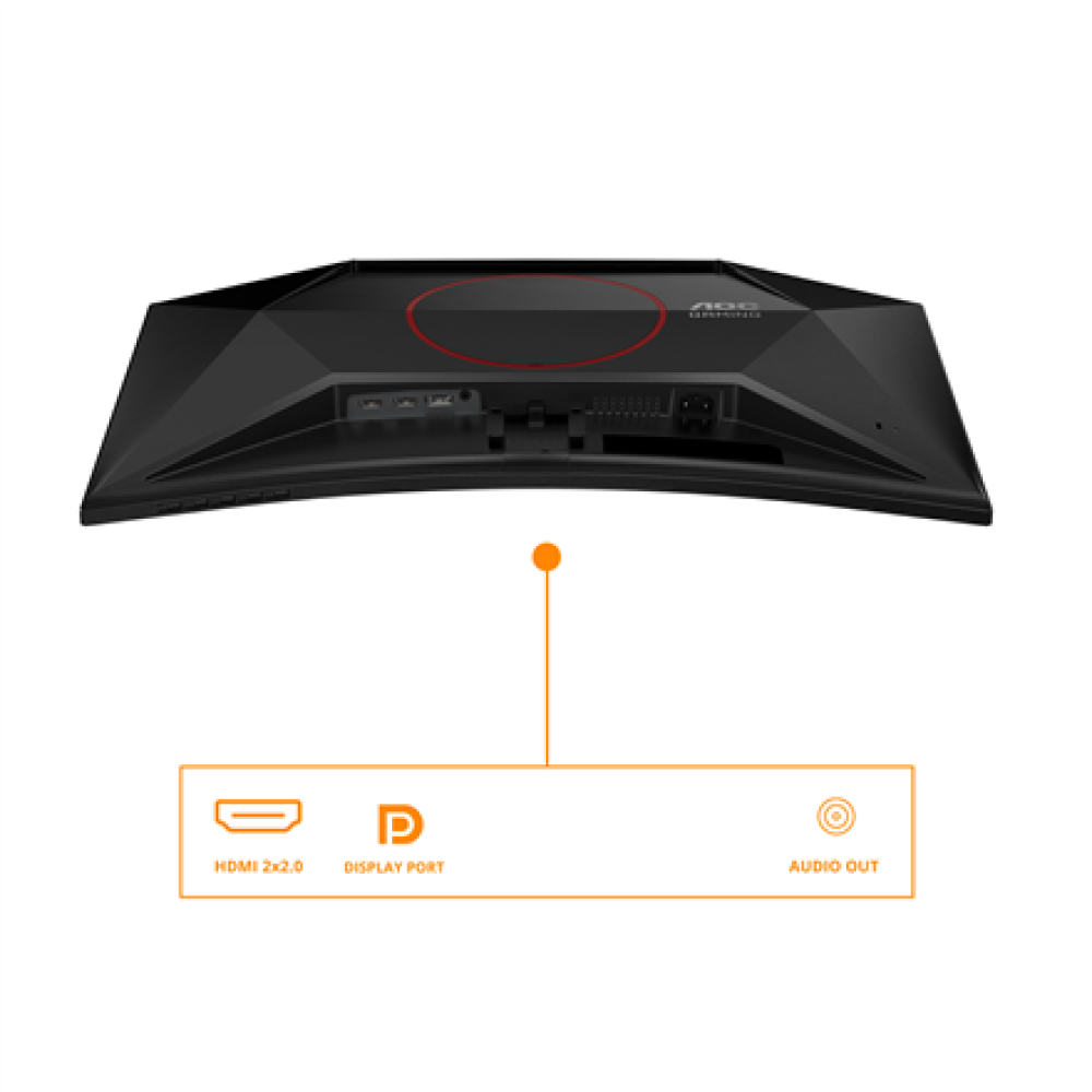 AOC C27G42E , 27 , VA , FHD , 16:9 , 180 Hz , 1 ms , 1920 x 1080 pixels , 300 cd/m² , HDMI ports quantity 2 , Black