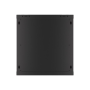 Lanberg , Rack cabinet 19 wall-mount 12U/600x450 for self-assembly with metal door (flat pack) , WF01-6412-00B , Black
