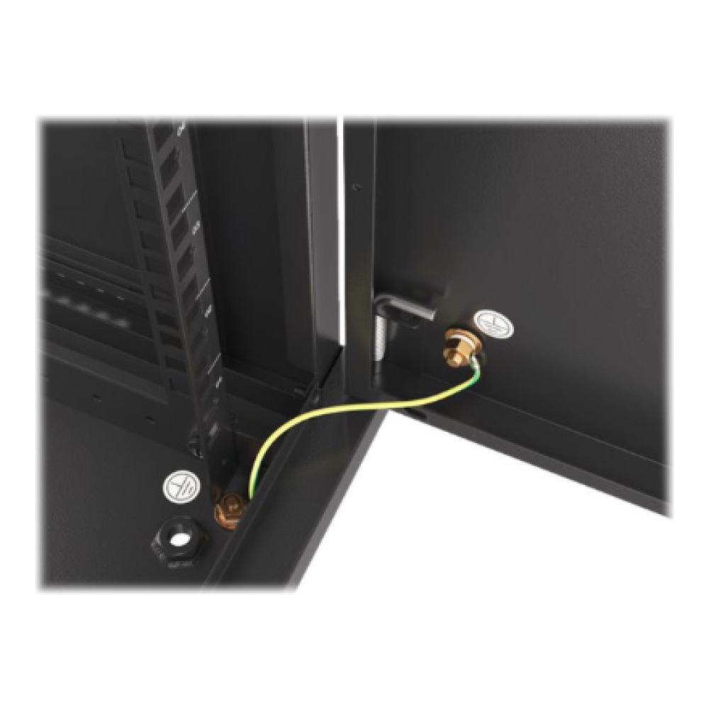 Lanberg , Rack cabinet 19 wall-mount 12U/600x450 for self-assembly with metal door (flat pack) , WF01-6412-00B , Black