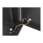 Lanberg , Rack cabinet 19 wall-mount 12U/600x450 for self-assembly with metal door (flat pack) , WF01-6412-00B , Black