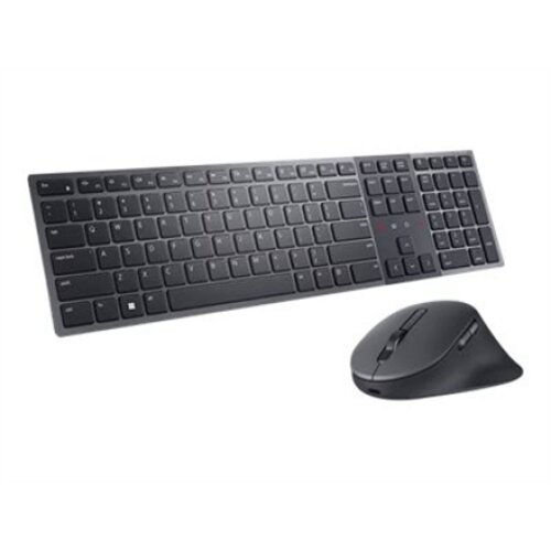Dell , Premier Collaboration Keyboard and Mouse , KM900 , Keyboard and Mouse Set , Wireless , Wireless connection , US , Graphite