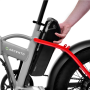 Argento Minimax, City E-Bike, Motor power 250 W, Wheel size 20 , Warranty 24 month(s), Red