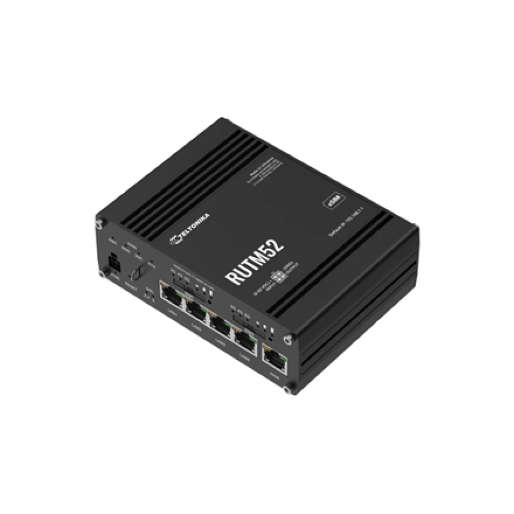 Teltonika Dual 5G Router , RUTM52 , 802.11ac , 10/100/1000 Mbit/s , Ethernet LAN (RJ-45) ports 5 , Mesh Support No , MU-MiMO Yes , 3G/4G