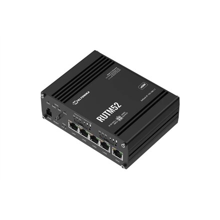 Teltonika Dual 5G Router , RUTM52 , 802.11ac , 10/100/1000 Mbit/s , Ethernet LAN (RJ-45) ports 5 , Mesh Support No , MU-MiMO Yes , 3G/4G
