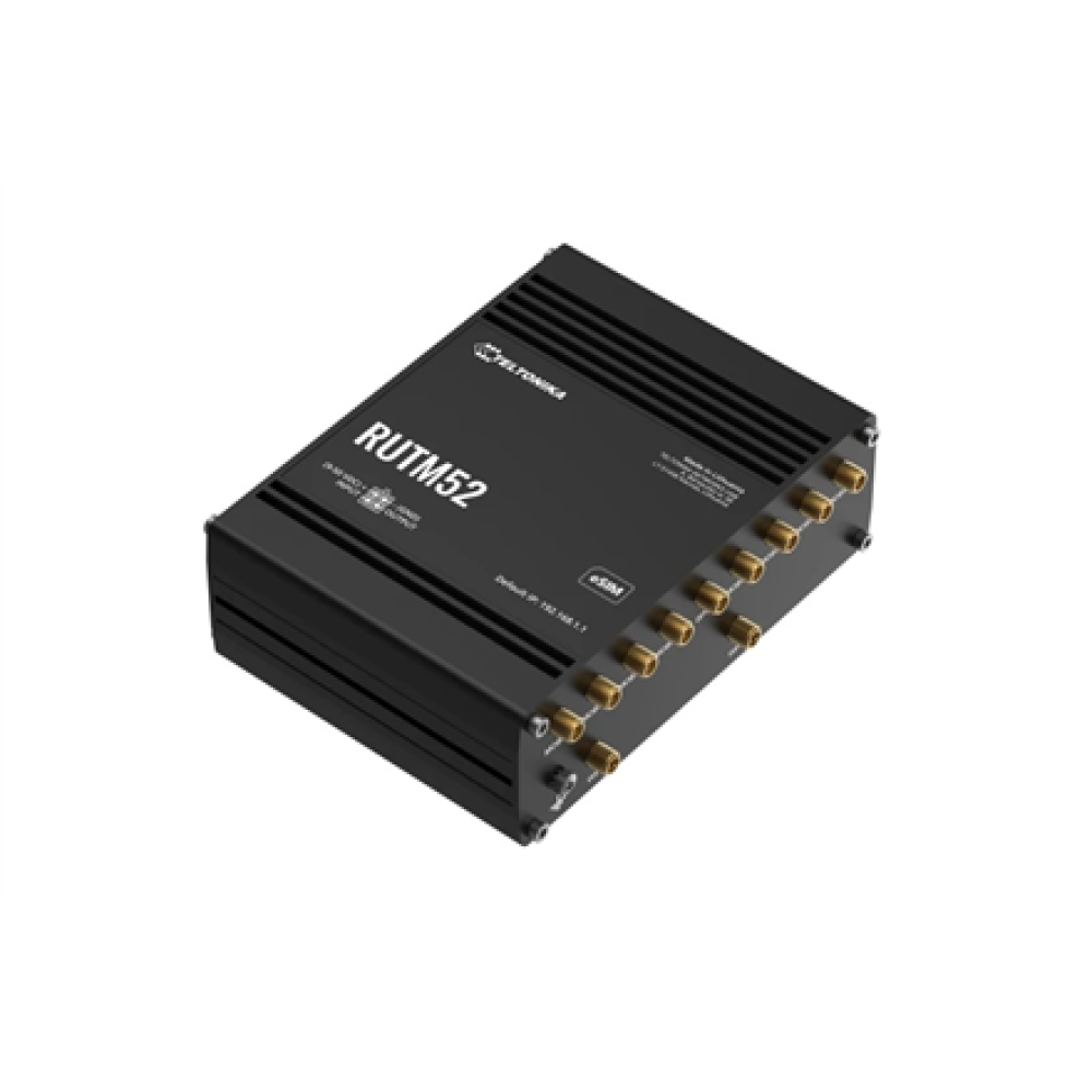 Teltonika Dual 5G Router , RUTM52 , 802.11ac , 10/100/1000 Mbit/s , Ethernet LAN (RJ-45) ports 5 , Mesh Support No , MU-MiMO Yes , 3G/4G