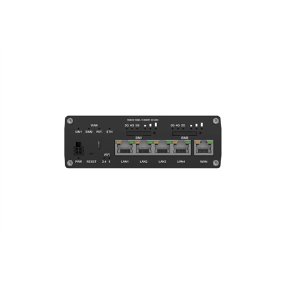 Teltonika Dual 5G Router , RUTM52 , 802.11ac , 10/100/1000 Mbit/s , Ethernet LAN (RJ-45) ports 5 , Mesh Support No , MU-MiMO Yes , 3G/4G