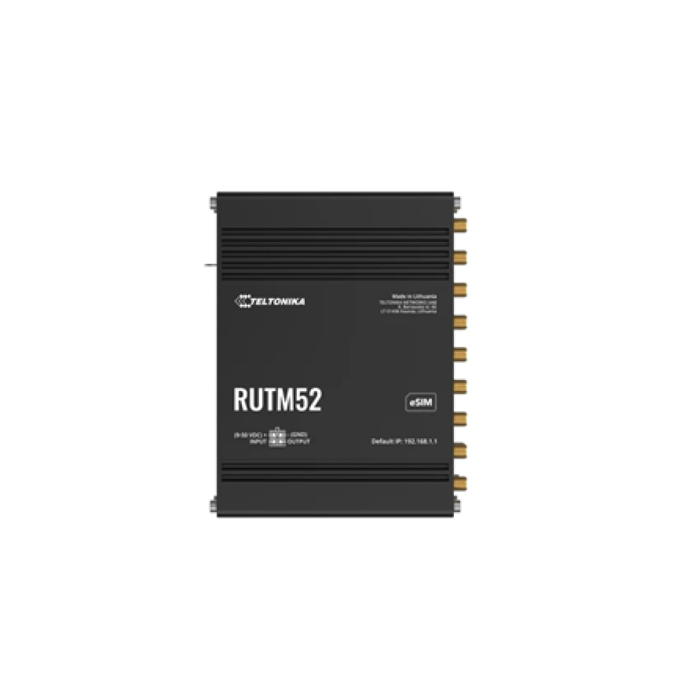Teltonika Dual 5G Router , RUTM52 , 802.11ac , 10/100/1000 Mbit/s , Ethernet LAN (RJ-45) ports 5 , Mesh Support No , MU-MiMO Yes , 3G/4G