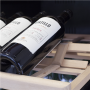 Caso , Wine Cooler , WineComfort 1260 Smart , Energy efficiency class G , Free standing , Bottles capacity 126 , Stainless steel/Black