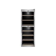 Caso , Wine Cooler , WineComfort 1260 Smart , Energy efficiency class G , Free standing , Bottles capacity 126 , Stainless steel/Black