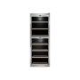 Caso , Wine Cooler , WineComfort 1260 Smart , Energy efficiency class G , Free standing , Bottles capacity 126 , Stainless steel/Black