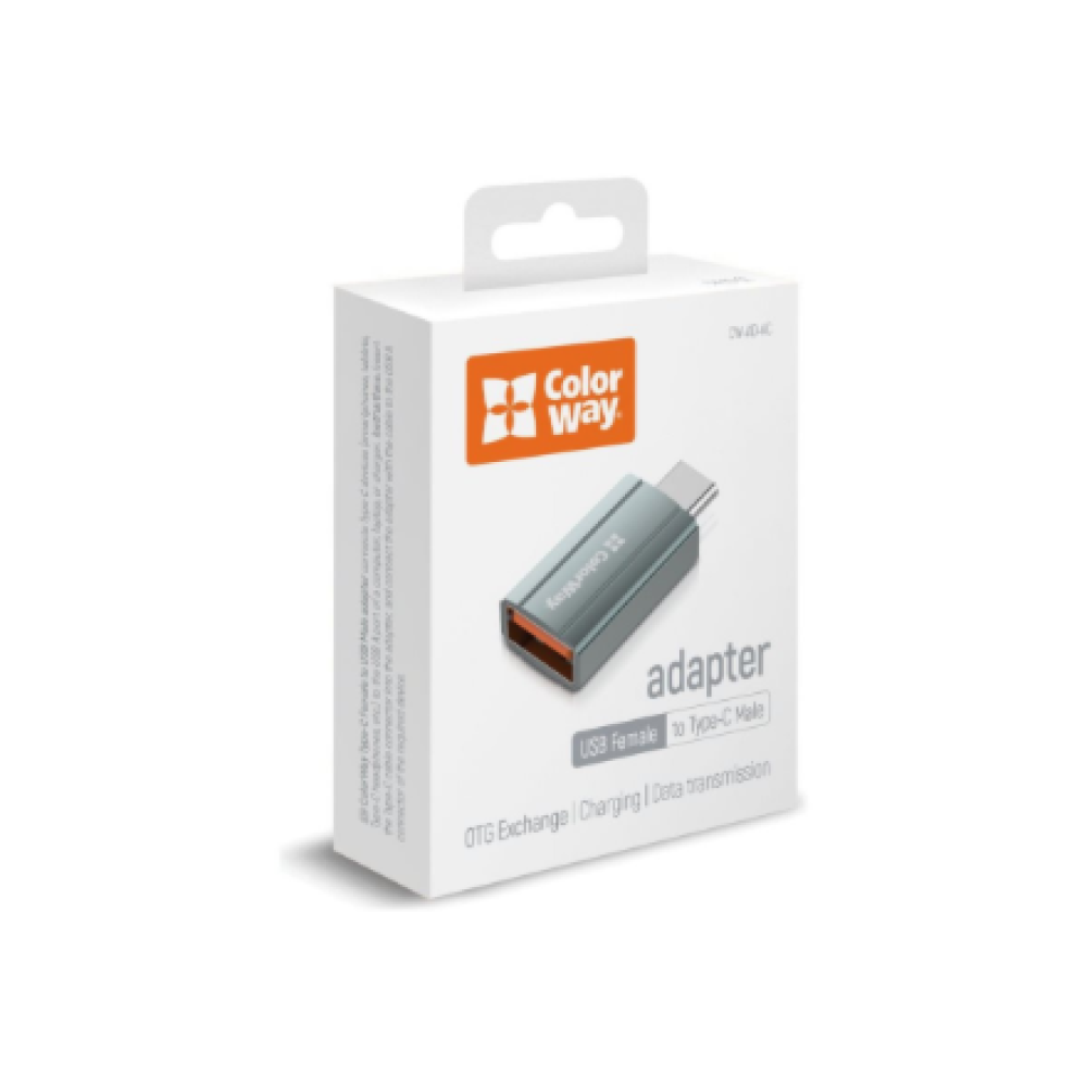ColorWay USB-A to Type-C Adapter , CW-AD-AC