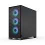 Fractal Design Case , Pop 2 Air , Black TG RGB , ATX , Power supply included No