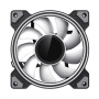 Gamemax Case Fan , DUAL RING INFINITY BK , Black