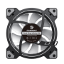 Gamemax Case Fan , DUAL RING INFINITY BK , Black