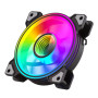 Gamemax Case Fan , DUAL RING INFINITY BK , Black