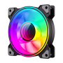 Gamemax Case Fan , DUAL RING INFINITY BK , Black