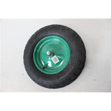 SALE OUT. WHEEL PNEU.400/METAL.BEARING+AXLE/4PR.GREEN*** , Geko MISSING VENT CAP