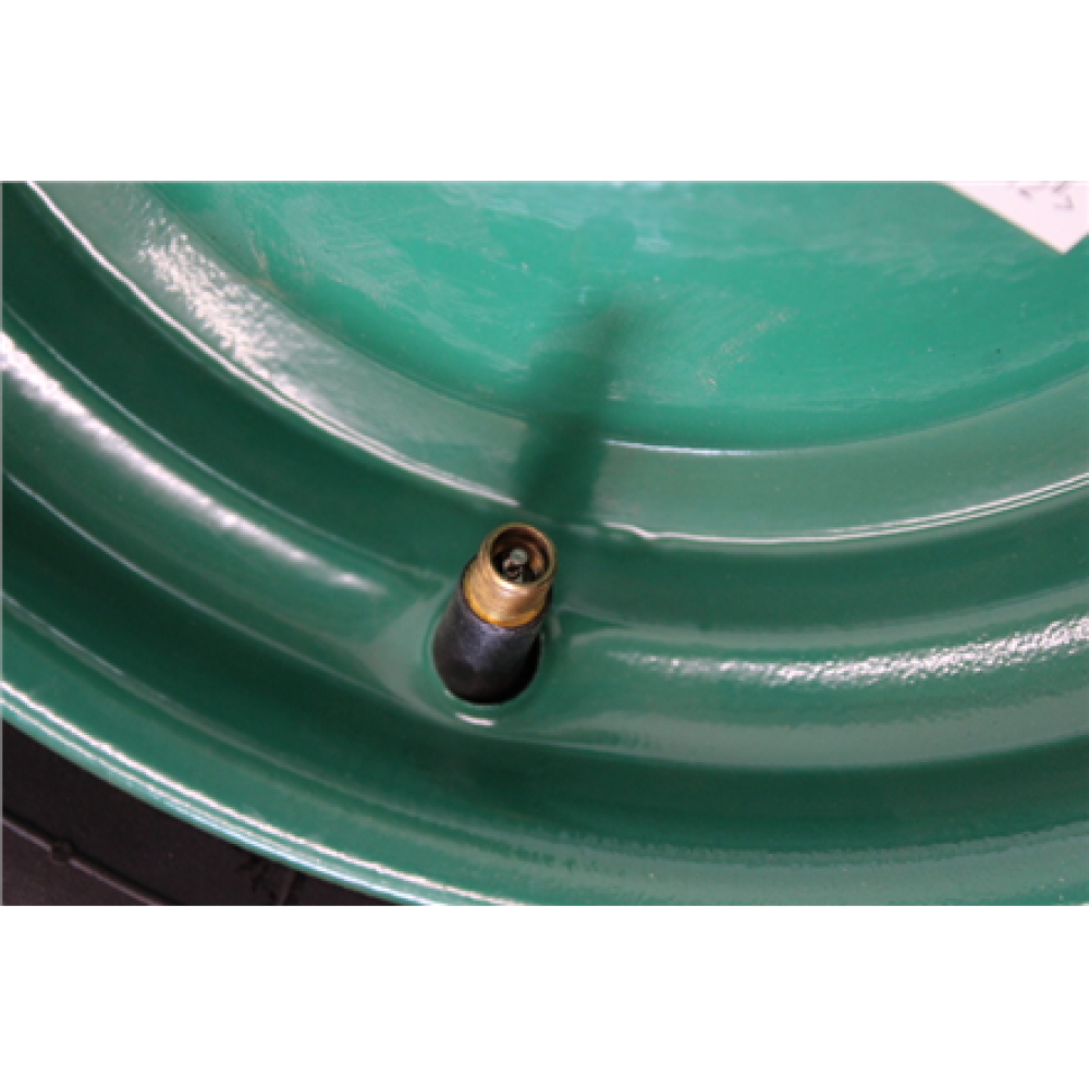 SALE OUT. WHEEL PNEU.400/METAL.BEARING+AXLE/4PR.GREEN*** , Geko MISSING VENT CAP