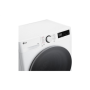 LG , F2DR509S1W , Washing machine with dryer , Energy efficiency class A-10% , Front loading , Washing capacity 9 kg , 1200 RPM , Depth 47.5 cm , Width 60 cm , Display , Rotary knob + LED , Drying system , Drying capacity 5 kg , Steam function , Direct dr