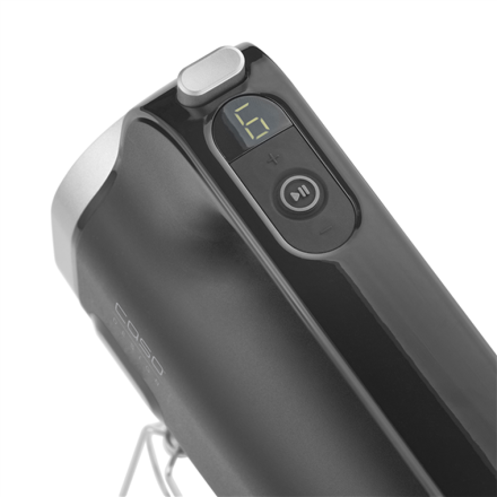 Caso Cordless Hand Mixer , Click & Mix , Hand Mixer , 150 W , Number of speeds 8 , Stainless Steel/Black