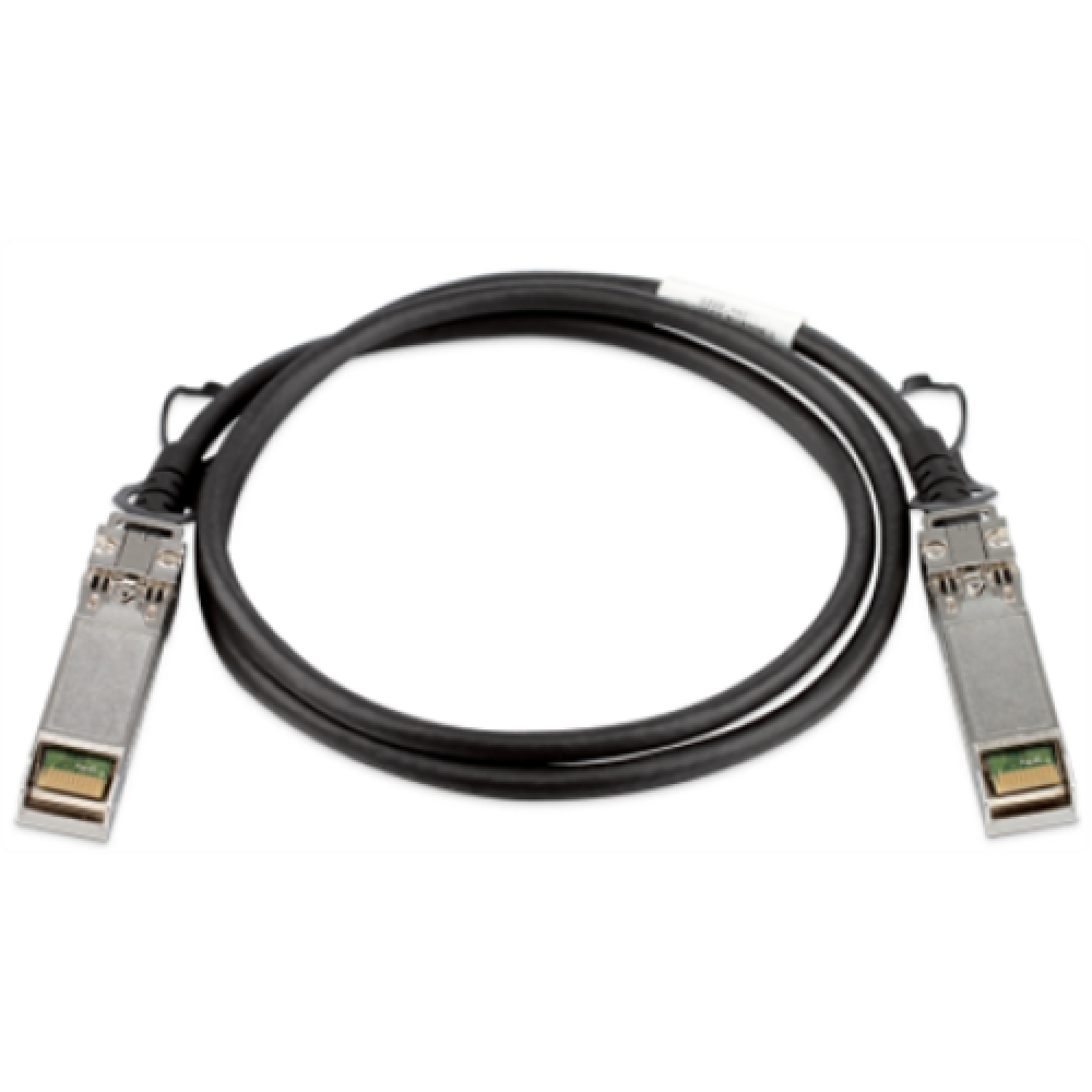 D-Link , DEM-CB100S , SFP+ , Copper , Direct Attach Cable , 10/100/1000/10000 Mbit/s , Maximum transfer distance 1 m , -40 to +85C