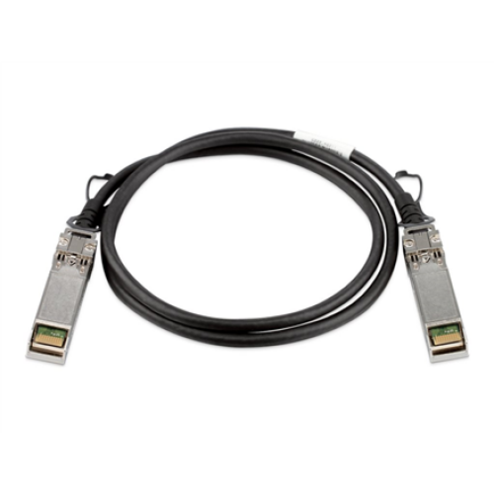 D-Link , DEM-CB100S , SFP+ , Copper , Direct Attach Cable , 10/100/1000/10000 Mbit/s , Maximum transfer distance 1 m , -40 to +85C