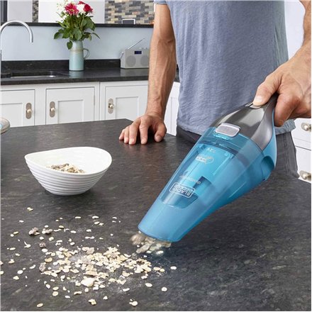 BLACK & DECKER , Vacuum Cleaner , WDC215WA-QW , Cordless operating , Handstick , 7.2 V , Operating time (max) 10 min , Blue