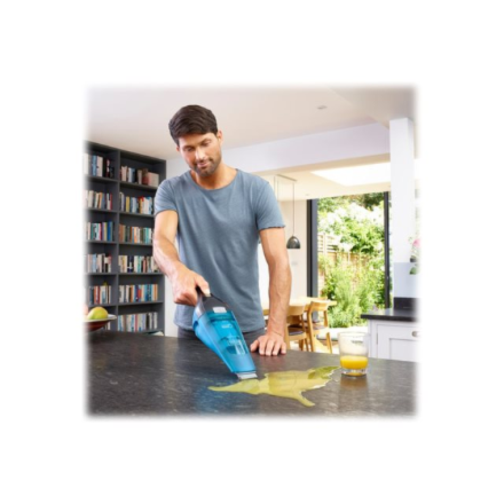 BLACK & DECKER , Vacuum Cleaner , WDC215WA-QW , Cordless operating , Handstick , 7.2 V , Operating time (max) 10 min , Blue