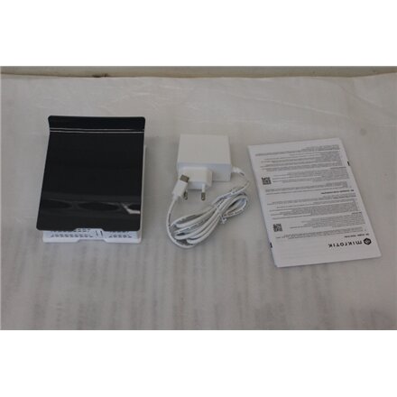 SALE OUT. MikroTik hAP ax lite LTE6 , L41G-2axD&FG621-EA , 802.11ax , 574 Mbit/s , Ethernet LAN (RJ-45) ports 4 , Mesh Support No , MU-MiMO Yes , Antenna type Internal , 6 month(s) , REFURBISHED, SCRATCHED ON THE TOP