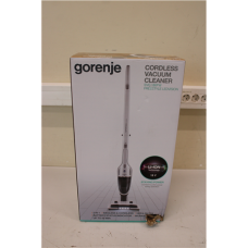 SALE OUT. Gorenje SVC180FW Vacuum cleaner, Handstick 2in1, Operating time 50 min, Dust container 0.6 L, Charging time 6 h, White , Gorenje Vacuum cleaner , SVC180FW , Handstick 2in1 , Handstick , - W , 18 V , Operating time (max) 50 min , White , Warranty