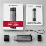 AXAGON Mobile USB 3.2 Gen 1card reader with USB-C and USB-A connectors , CRE-SAC