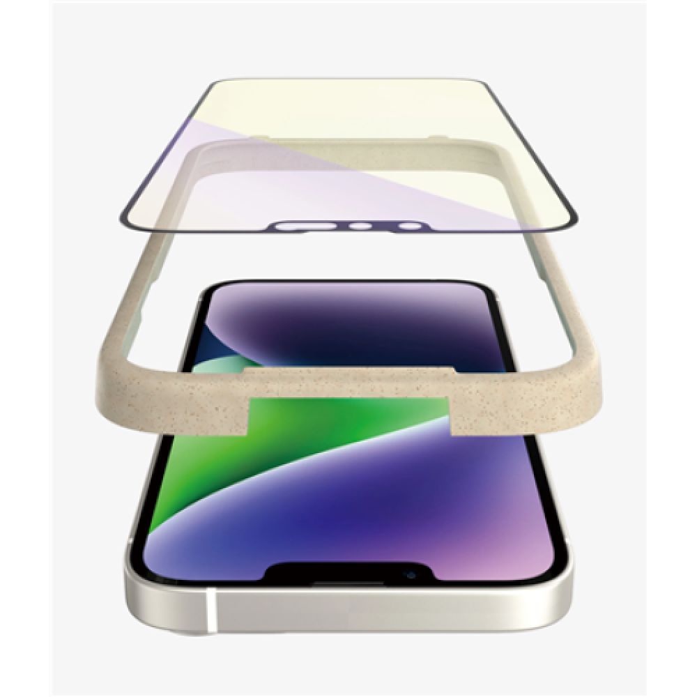 PanzerGlass Screen protector, Apple, iPhone 14 Plus/13 Pro Max, Glass, Black, Anti-blue Light