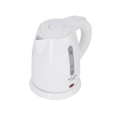 Adler , Kettle , AD 1272 , Electric , 1600 W , 1 L , Stainless steel/Polypropylene , 360° rotational base , White