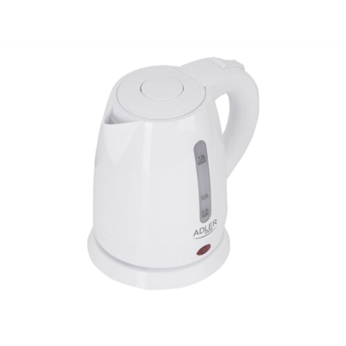 Adler , Kettle , AD 1272 , Electric , 1600 W , 1 L , Stainless steel/Polypropylene , 360° rotational base , White