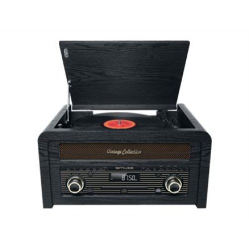 Muse , Turntable micro system , MT-115W , USB port , AUX in , CD player , FM radio , Wireless connection
