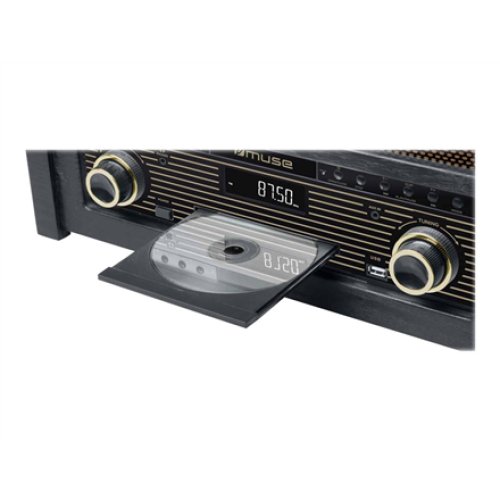 Muse , Turntable micro system , MT-115W , USB port , AUX in , CD player , FM radio , Wireless connection