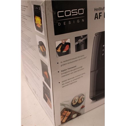 SALE OUT. Caso AF 660 Duplex Air fryer, 1700 W, Capacity 6 L, Black , Caso , Air Fryer , AF 660 Duplex , Power 1700 W , Capacity 6 L , DAMAGED PACKAGING