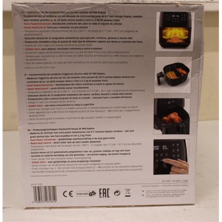 SALE OUT. Caso AF 660 Duplex Air fryer, 1700 W, Capacity 6 L, Black , Caso , Air Fryer , AF 660 Duplex , Power 1700 W , Capacity 6 L , DAMAGED PACKAGING