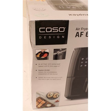 SALE OUT. Caso AF 660 Duplex Air fryer, 1700 W, Capacity 6 L, Black , Caso , Air Fryer , AF 660 Duplex , Power 1700 W , Capacity 6 L , DAMAGED PACKAGING