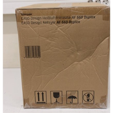 SALE OUT. Caso AF 660 Duplex Air fryer, 1700 W, Capacity 6 L, Black , Caso , Air Fryer , AF 660 Duplex , Power 1700 W , Capacity 6 L , DAMAGED PACKAGING