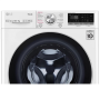 LG Washing Machine With Dryer F4DV710S1E Energy efficiency class A Front loading Washing capacity 10.5 kg 1400 RPM Depth 56 cm Width 60 cm Display LED Drying system Drying capacity 7 kg Steam function Direct drive Wi-Fi White