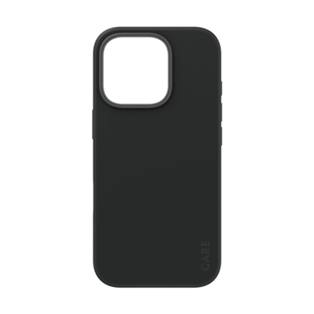 CARE Fashionable Case , Back cover , Apple , iPhone 16 Pro , Recycled plastic , Black , MagSafe