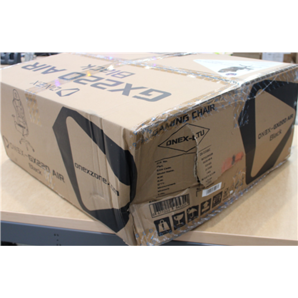 SALE OUT. Onex PVC; Nylon caster; Metal , Gaming chairs , GX220 AIR Series , Black , DAMAGED PACKAGING