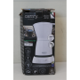 SALE OUT. Camry CR 4415w Electric Moka coffe maker, White/Black , Camry Electric Moka Coffe Maker , CR 4415w , 480 W , White , DAMAGED PACKAGING, DIRTY, SCRATCHED