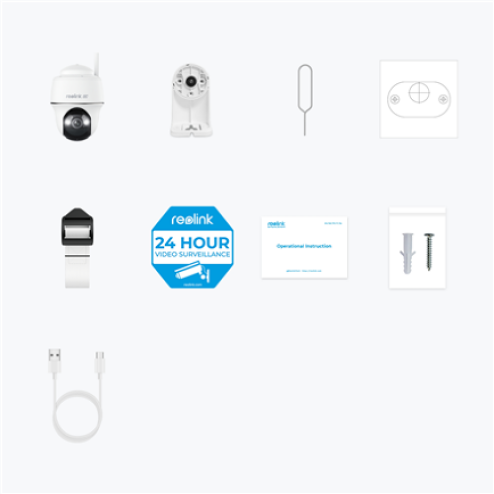 Reolink , Smart 4K Pan and Tilt Camera with Spotlights , Argus Series B440 , Dome , 8 MP , 4mm , H.265 , Micro SD, Max.128GB