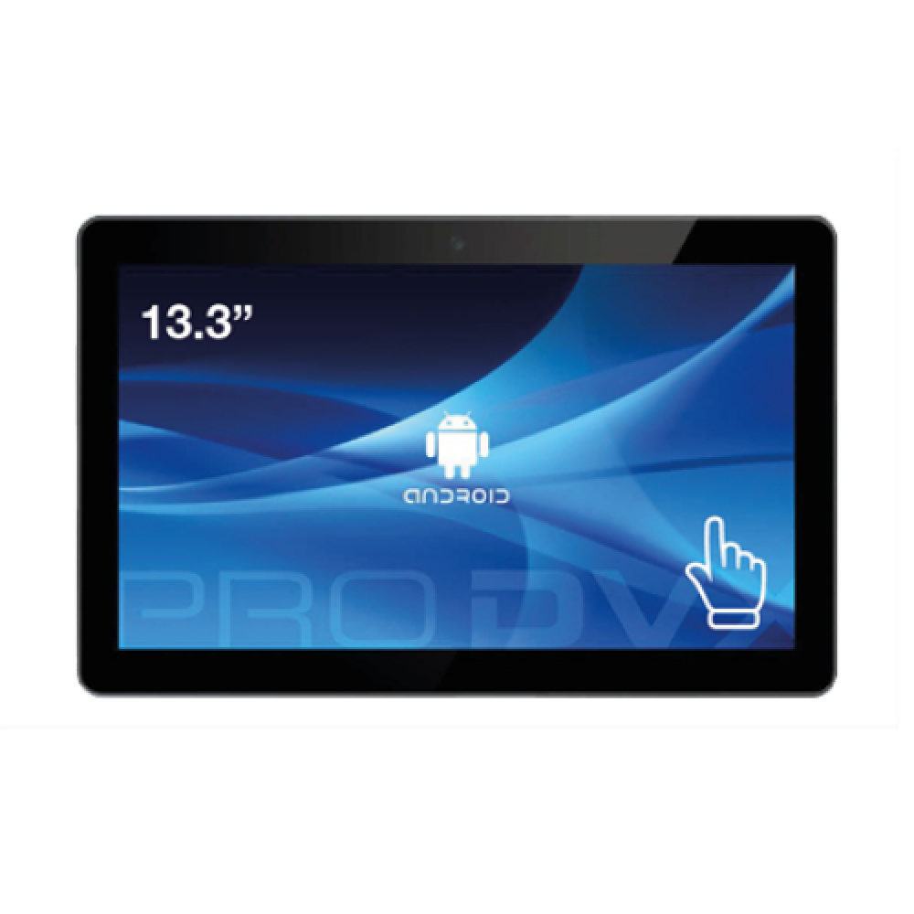 ProDVX APPC-13DSKP 13.3 Android Panel PC/1920 x 1080/300 Ca/Cortex A17 Quad Core PoE/2GB/8GB eMMC Flash/Android 6/RJ45 + WiFi/VESA/Black ProDVX APPC-13DSKP 13.3 Landscape/Portrait Android 6 / 8 / Linux Ubuntu Wi-Fi Touchscreen 160 ° 160 ° 1920 x 1080 pixe