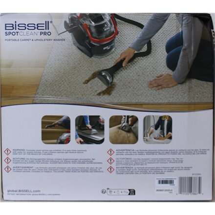 SALE OUT. , Bissell , Spot Cleaner , SpotClean Pro , Corded operating , Washing function , 750 W , Red/Titanium , 24 month(s) , - V , DAMAGED PACKAGING
