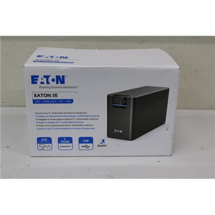 SALE OUT. Eaton UPS 5E Gen2 900UD DIN , Eaton UPS , 5E Gen2 900UD DIN , 900 VA , 480 W , DEMO