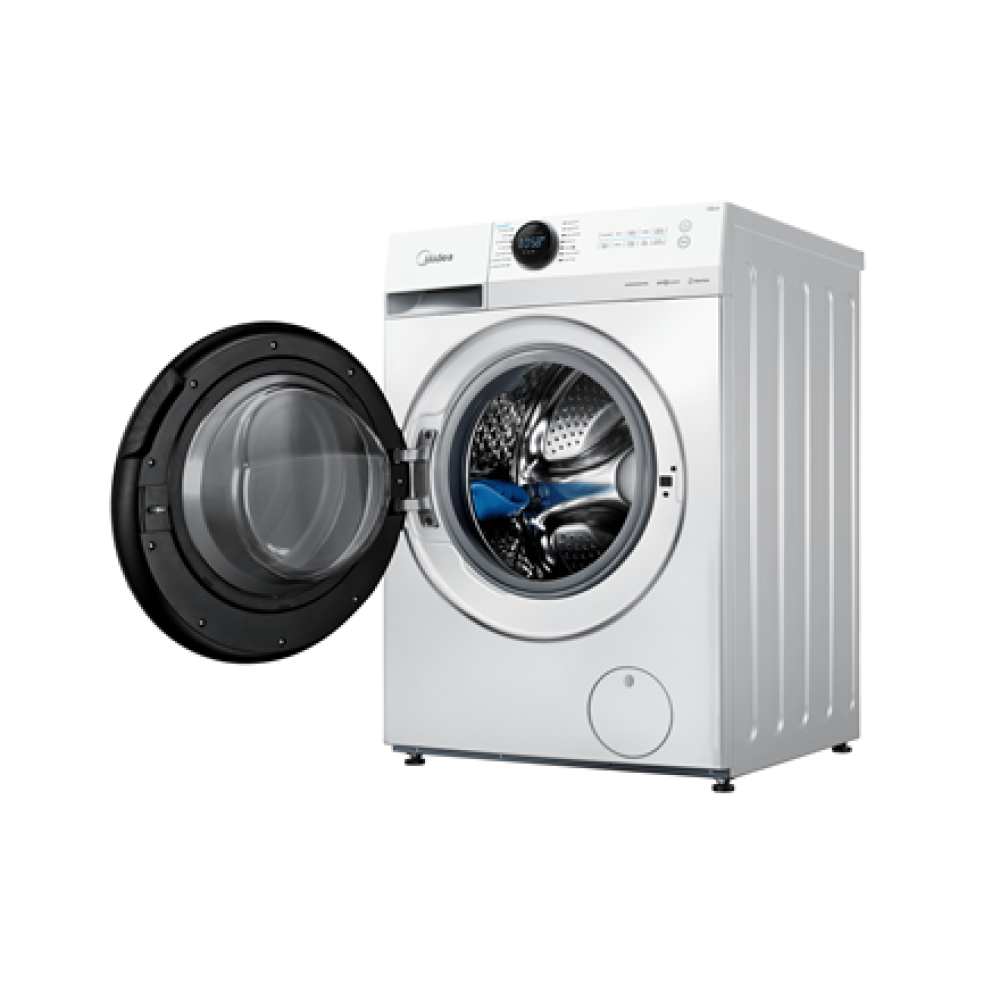 Midea Washing Machine , MF200W80WB/W-HR , Energy efficiency class A , Front loading , Washing capacity 8 kg , 1400 RPM , Depth 48 cm , Width 60 cm , Display , LCD , Steam function , White